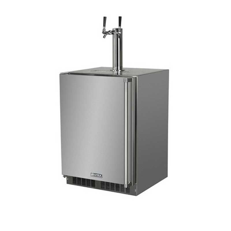 Lynx 24” Professional Outdoor Beverage Dispenser With Left Hinge – LN24BFL-1