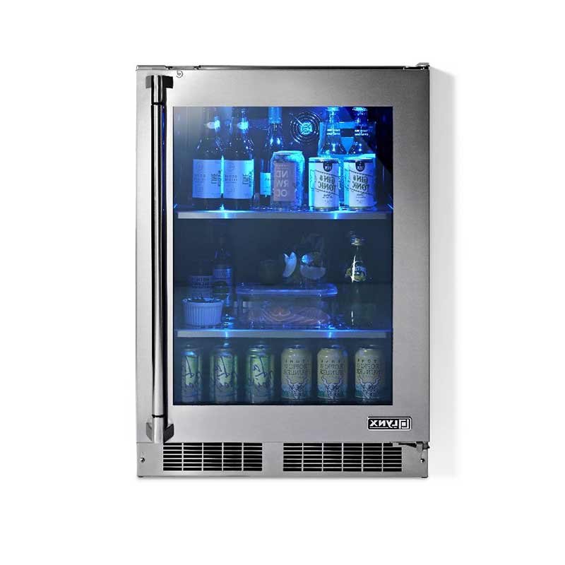 Lynx 24″ Outdoor Refrigerator With Glass Door, Right Hinge – LN24REFGR