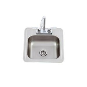 12391 Large Stainless Steel Sink with Faucet