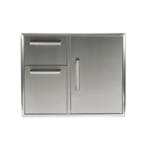 31″ Combination Storage Door And Drawers Cabinet
