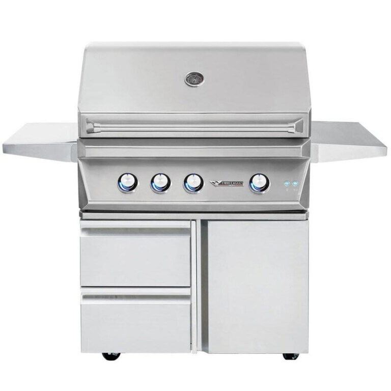 Twin Eagles 36" with Rotisserie and Sear Zone Freestanding Cart Grill