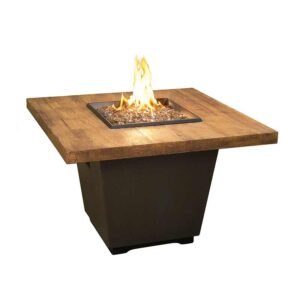 French Barrel Oak Cosmo Square Firetable